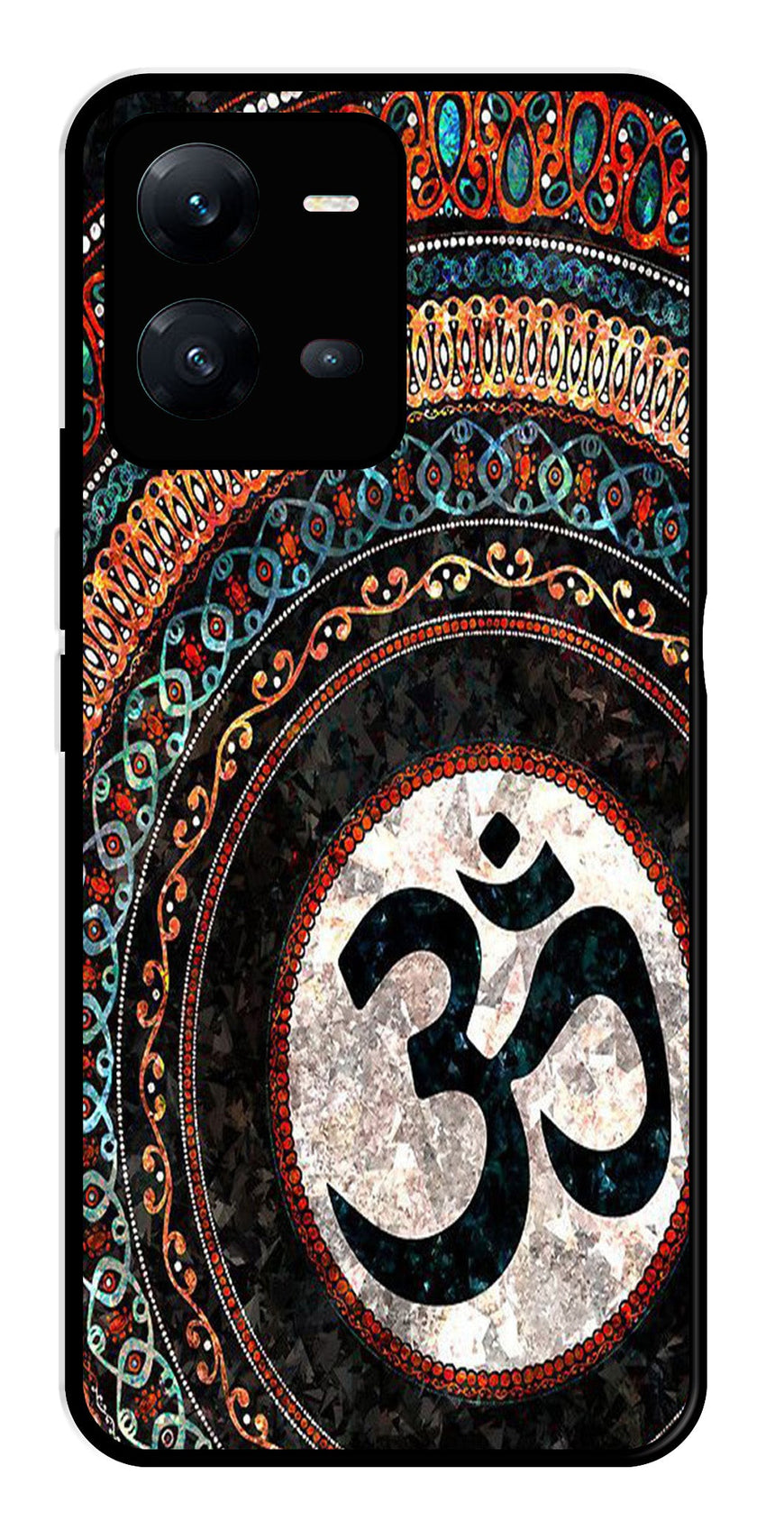 Oum Design Metal Mobile Case for Vivo V25 5G   (Design No -15)