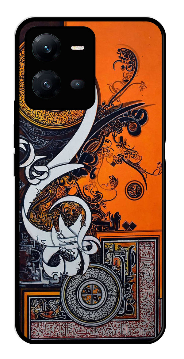 Qalander Art Metal Mobile Case for Vivo V25 5G   (Design No -16)