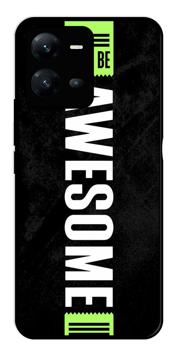 Awesome Metal Mobile Case for Vivo V25 5G   (Design No -33)