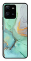 Marble Design Metal Mobile Case for Vivo V25 5G   (Design No -46)