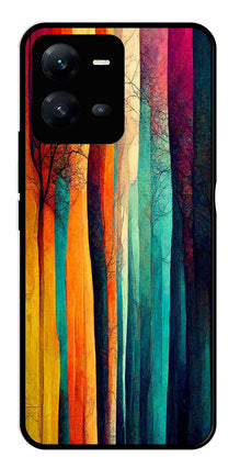 Modern Art Colorful Metal Mobile Case for Vivo V25 5G