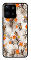 Autumn leaves Metal Mobile Case for Vivo V25 5G   (Design No -55)