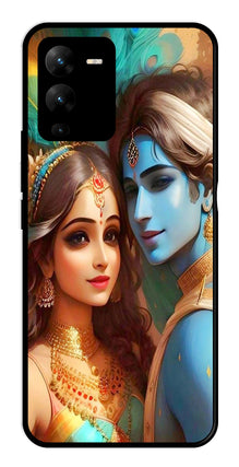Lord Radha Krishna Metal Mobile Case for Vivo V25 Pro