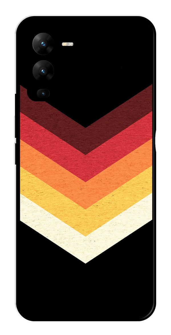 MultiColor Arrow Metal Mobile Case for Vivo V25 Pro   (Design No -04)