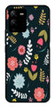Floral Pattern2 Metal Mobile Case for Vivo V25 Pro   (Design No -12)