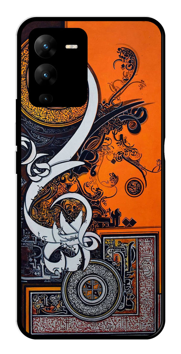 Qalander Art Metal Mobile Case for Vivo V25 Pro   (Design No -16)