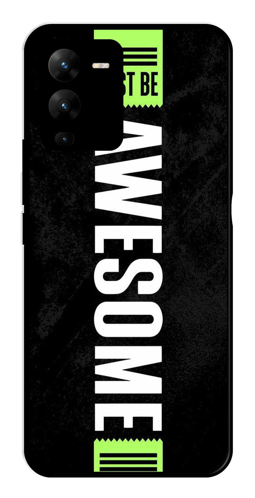 Awesome Metal Mobile Case for Vivo V25 Pro   (Design No -33)