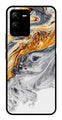Marble Pattern Metal Mobile Case for Vivo V25 Pro   (Design No -36)