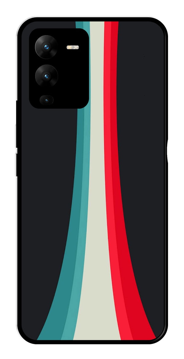 Modern Art Colorful Metal Mobile Case for Vivo V25 Pro   (Design No -48)