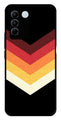 MultiColor Arrow Metal Mobile Case for Vivo V27 5G   (Design No -04)