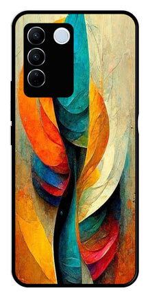 Modern Art Metal Mobile Case for Vivo V27 Pro 5G