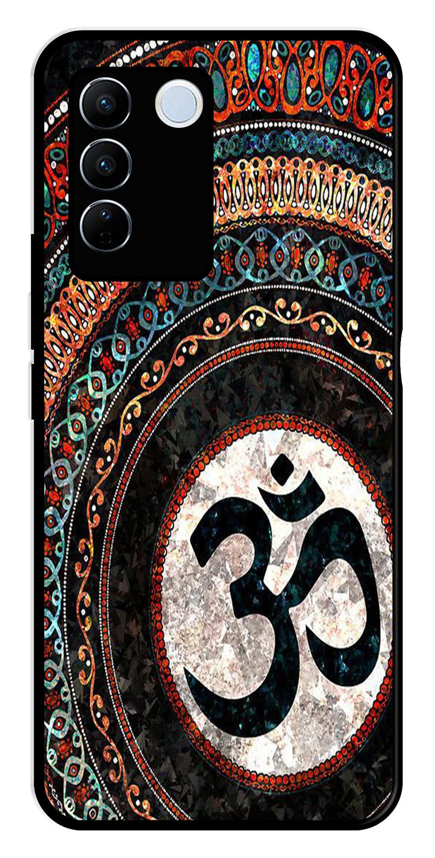 Oum Design Metal Mobile Case for Vivo V27 Pro 5G   (Design No -15)