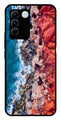 Sea Shore Metal Mobile Case for Vivo V27 Pro 5G   (Design No -18)