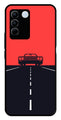 Car Lover Metal Mobile Case for Vivo V27 5G   (Design No -21)