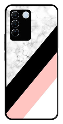 Marble Design Metal Mobile Case for Vivo V27 Pro 5G