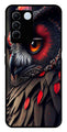 Owl Design Metal Mobile Case for Vivo V27 Pro 5G   (Design No -26)