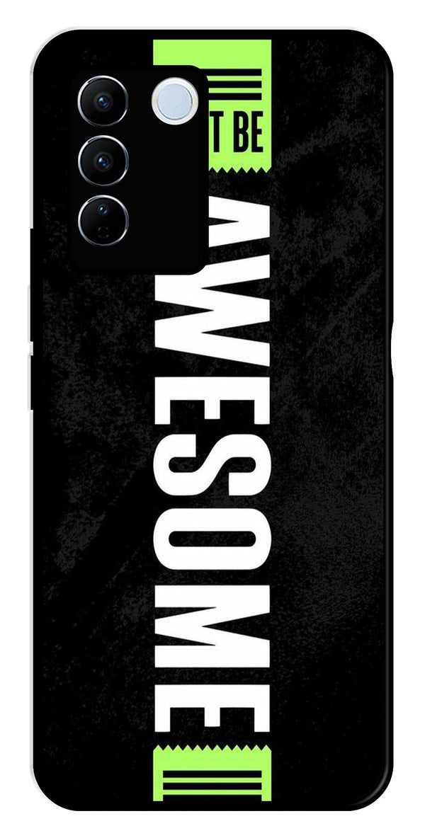 Awesome Metal Mobile Case for Vivo V27 Pro 5G   (Design No -33)