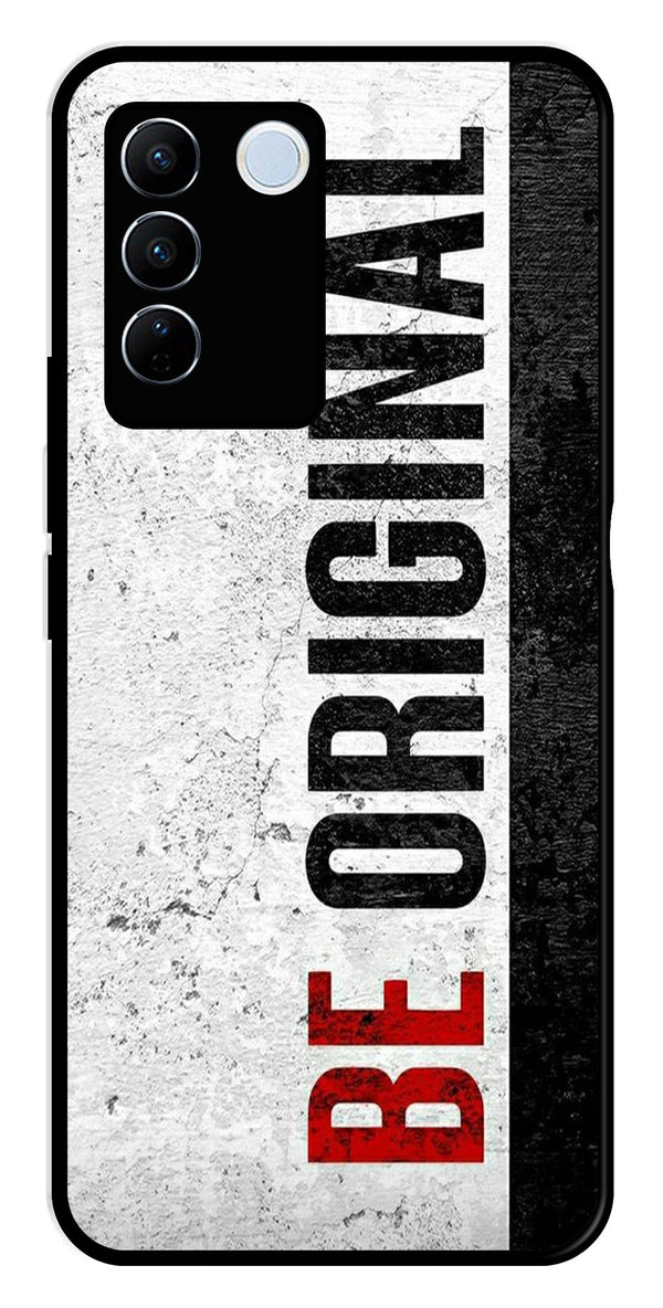 Be Original Metal Mobile Case for Vivo V27 Pro 5G   (Design No -38)
