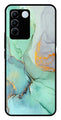 Marble Design Metal Mobile Case for Vivo V27 Pro 5G   (Design No -46)
