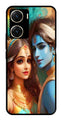 Lord Radha Krishna Metal Mobile Case for Vivo V29E 5G   (Design No -01)
