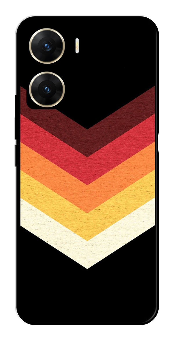 MultiColor Arrow Metal Mobile Case for Vivo V29E 5G   (Design No -04)