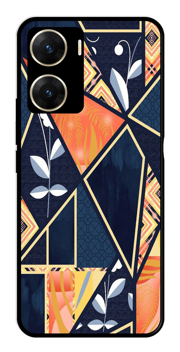 Marble Design Metal Mobile Case for Vivo V29E 5G   (Design No -07)