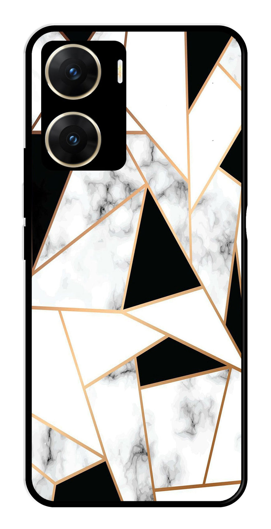 Marble Design2 Metal Mobile Case for Vivo V29E 5G   (Design No -08)