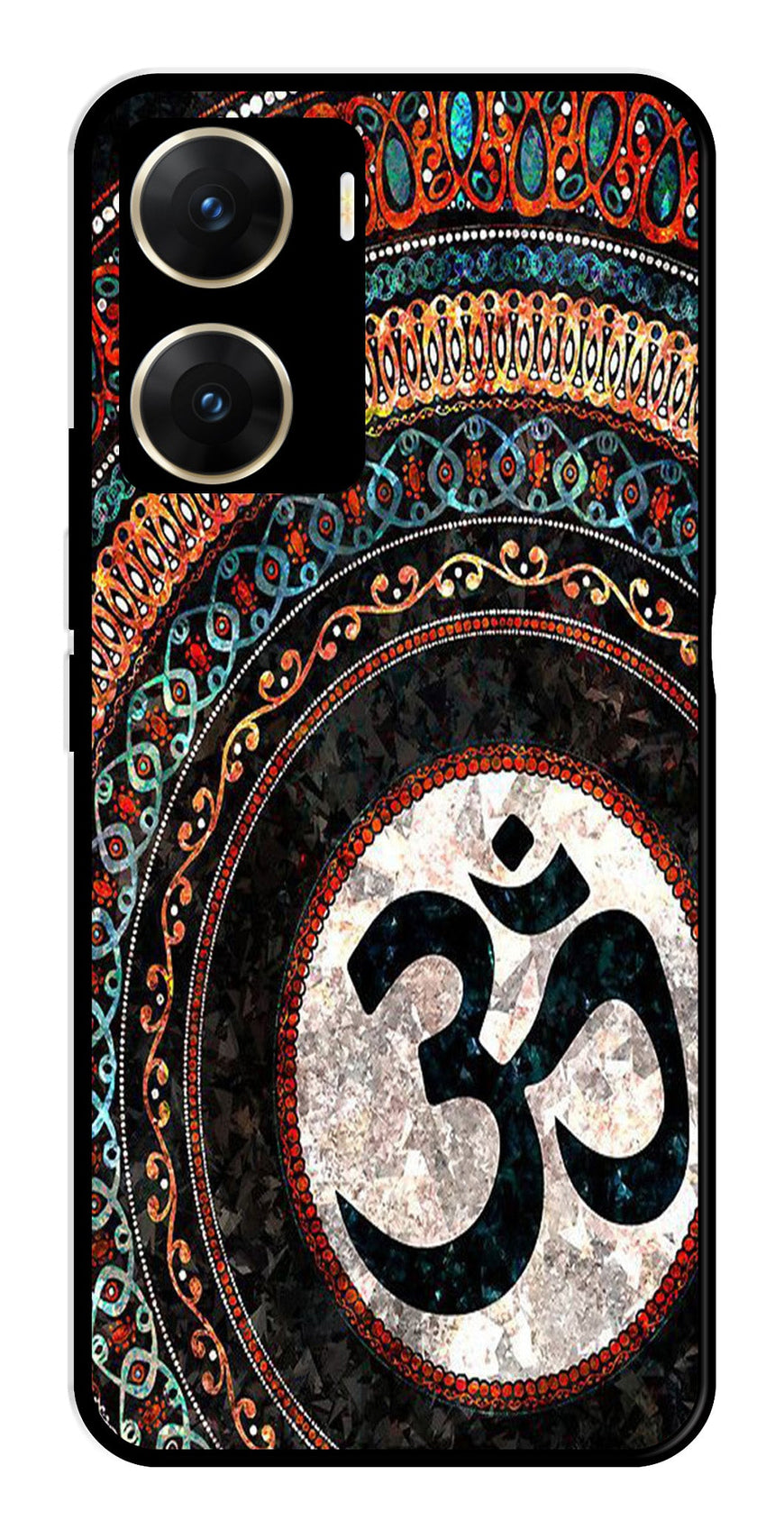 Oum Design Metal Mobile Case for Vivo V29E 5G   (Design No -15)