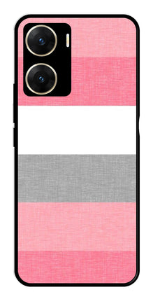 Pink Pattern Metal Mobile Case for Vivo V29E 5G