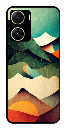 MultiColor Pattern Metal Mobile Case for Vivo V29E 5G