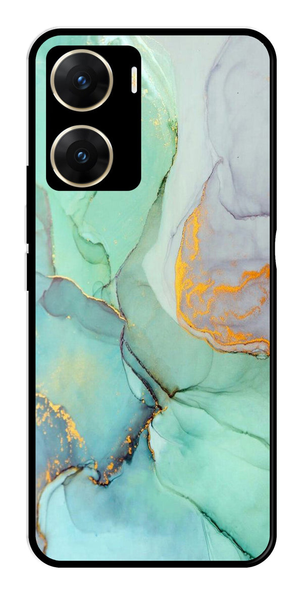 Marble Design Metal Mobile Case for Vivo V29E 5G   (Design No -46)