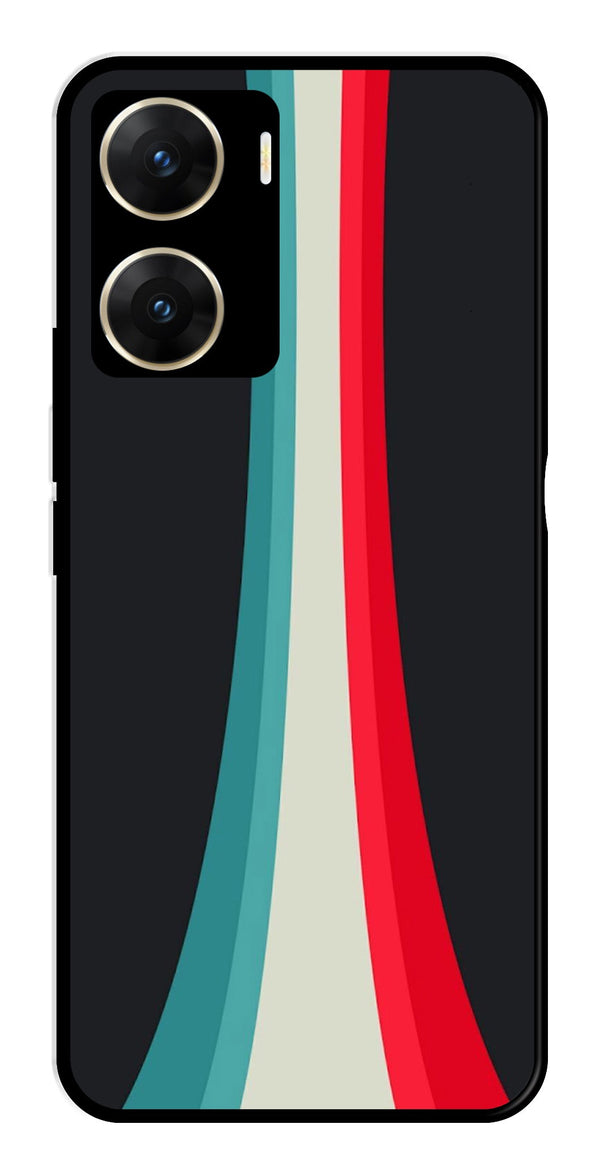 Modern Art Colorful Metal Mobile Case for Vivo V29E 5G   (Design No -48)