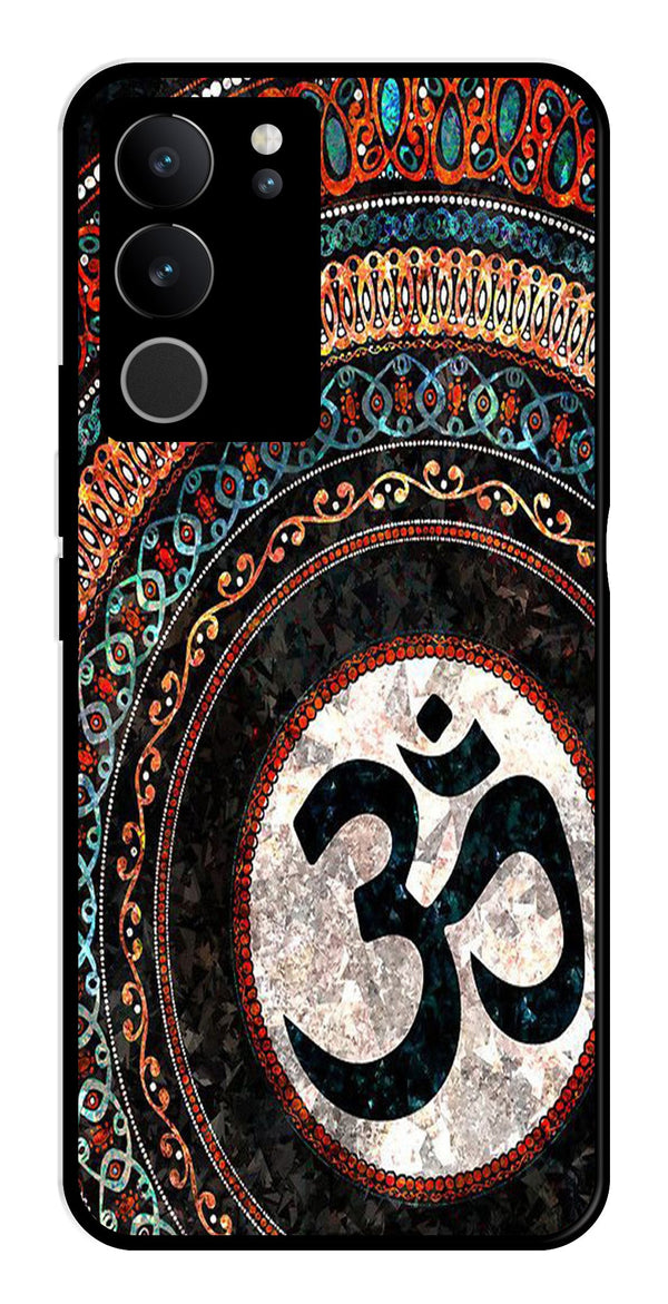 Oum Design Metal Mobile Case for Vivo V29 5G   (Design No -15)