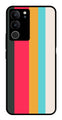 Muted Rainbow Metal Mobile Case for Vivo V29 5G   (Design No -31)