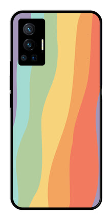 Muted Rainbow Metal Mobile Case for Vivo X70 Pro