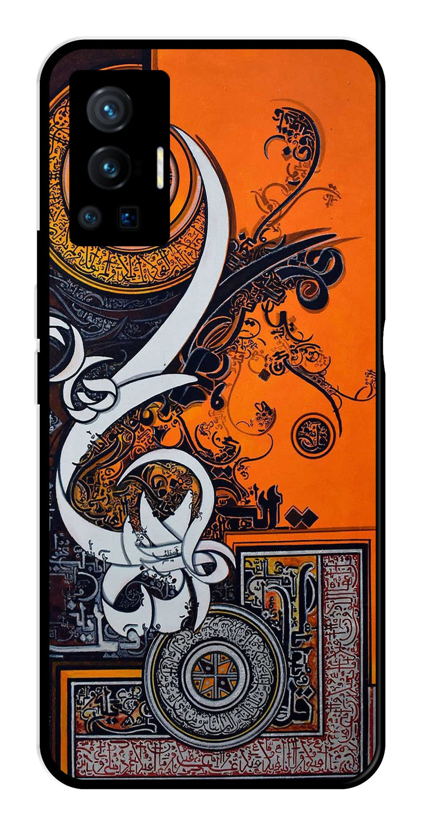 Qalander Art Metal Mobile Case for Vivo X70 Pro   (Design No -16)
