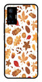 Autumn Leaf Metal Mobile Case for Vivo X70 Pro   (Design No -19)