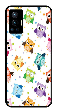 Owls Pattern Metal Mobile Case for Vivo X70 Pro