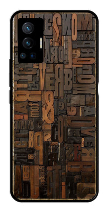 Alphabets Metal Mobile Case for Vivo X70 Pro