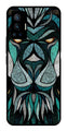 Lion Pattern Metal Mobile Case for Vivo X70 Pro   (Design No -40)