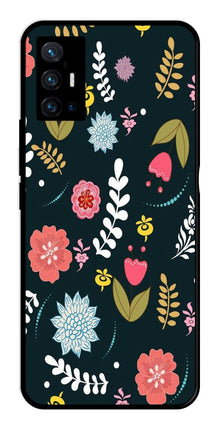 Floral Pattern2 Metal Mobile Case for Vivo X70 Pro Plus
