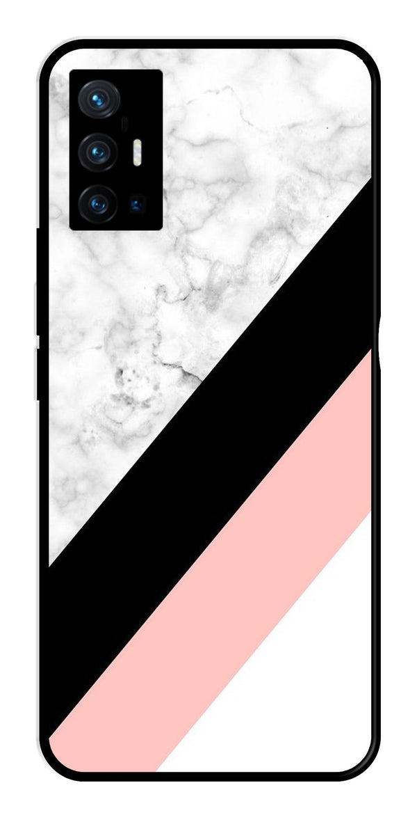 Marble Design Metal Mobile Case for Vivo X70 Pro Plus   (Design No -24)