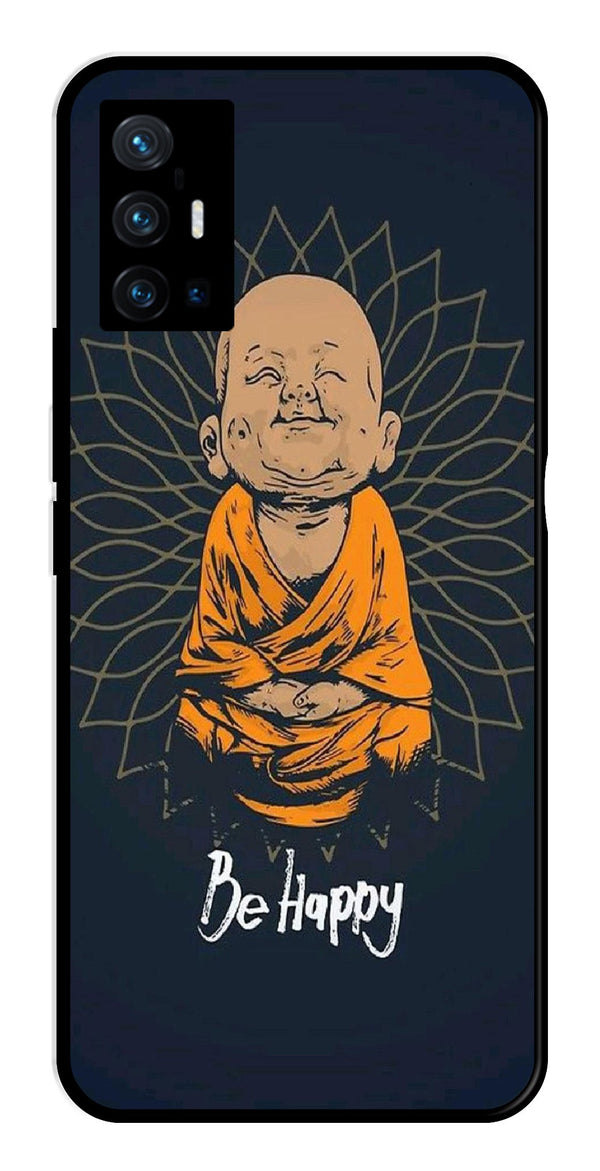 Be Happy Metal Mobile Case for Vivo X70 Pro Plus   (Design No -27)