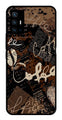 Coffee Pattern Metal Mobile Case for Vivo X70 Pro Plus   (Design No -37)