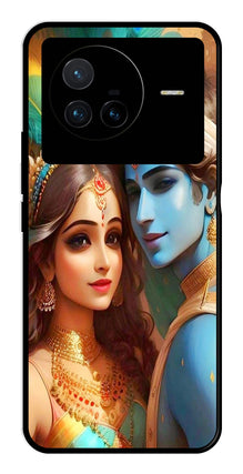Lord Radha Krishna Metal Mobile Case for Vivo X80