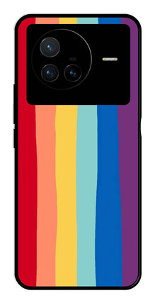 Rainbow MultiColor Metal Mobile Case for Vivo X80