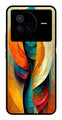 Modern Art Metal Mobile Case for Vivo X80   (Design No -11)