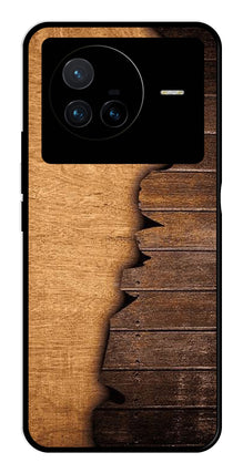 Wooden Design Metal Mobile Case for Vivo X80