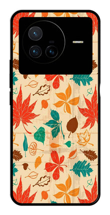 Leafs Design Metal Mobile Case for Vivo X80