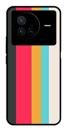 Muted Rainbow Metal Mobile Case for Vivo X80